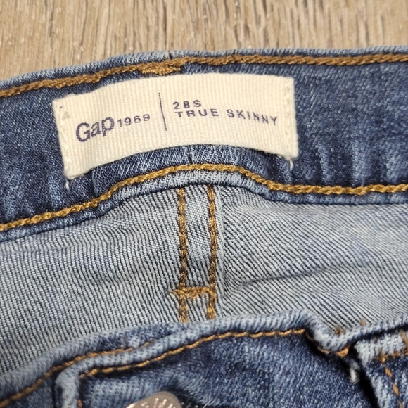 Gap True Skinny Jeans Stretch Selvedge 28 S - Picture 10 of 12